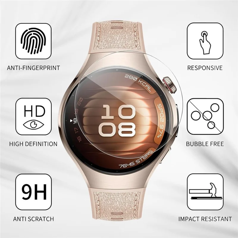 3Pcs For Huawei Watch 5 42mm TPU Watch Screen Protector Anti Scratch HD Clear Hydrogel Film