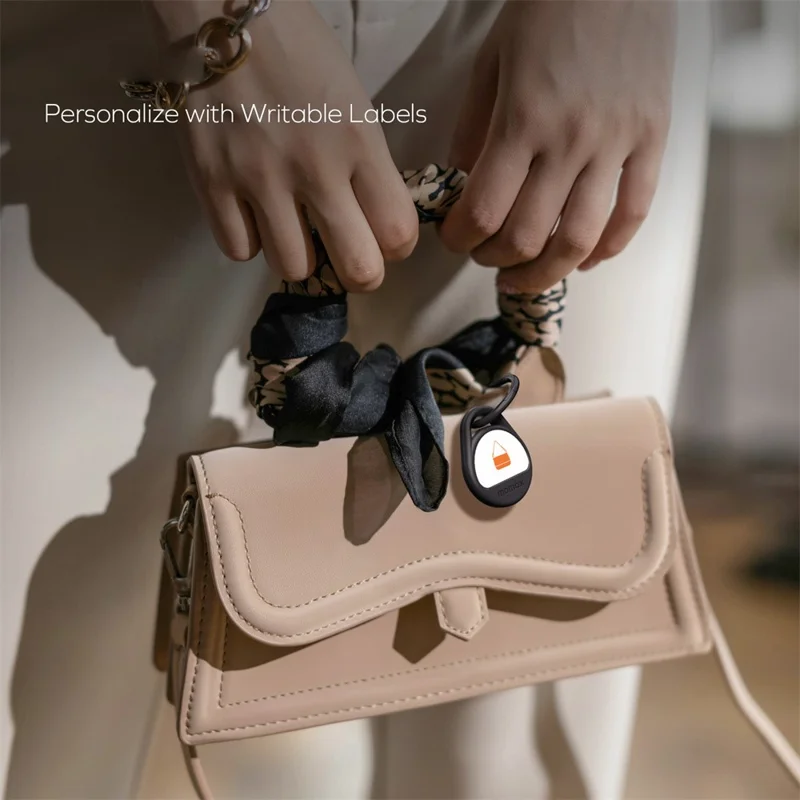 Localizador Inteligente MOMAX Pinpop Duo Compatible con Bluetooth, Certificado para Apple y Android - Negro