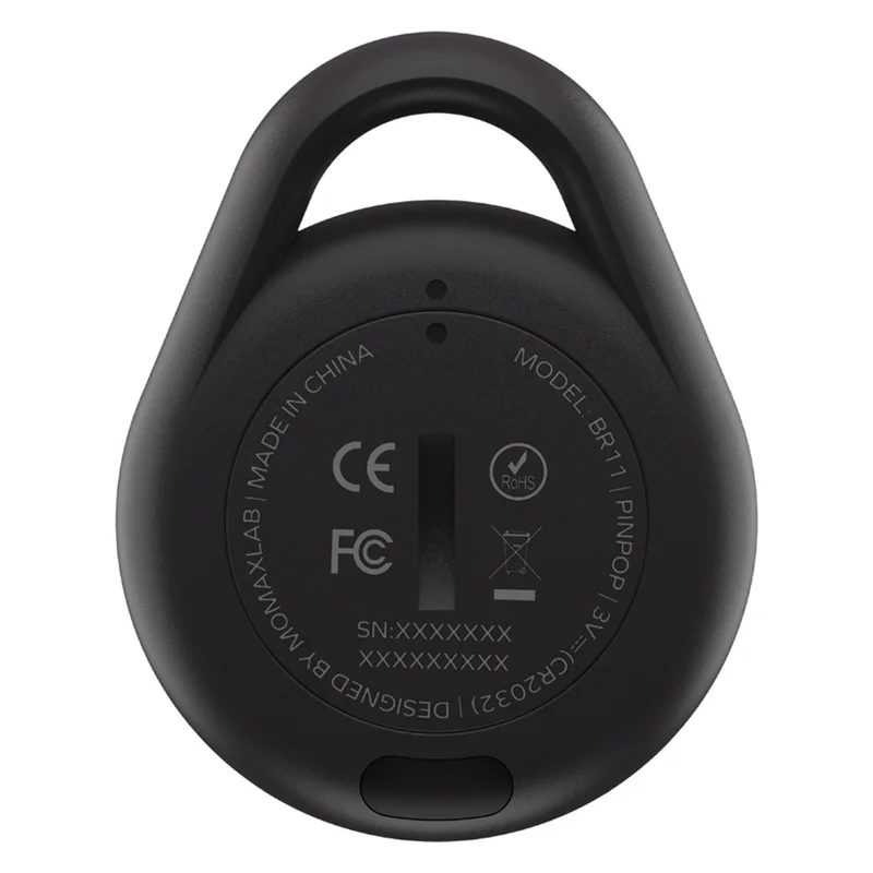 Localizador Inteligente MOMAX Pinpop Duo Compatible con Bluetooth, Certificado para Apple y Android - Negro