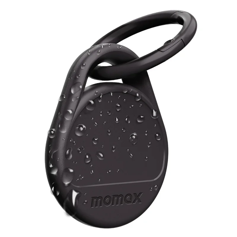 Localizador Inteligente MOMAX Pinpop Duo Compatible con Bluetooth, Certificado para Apple y Android - Negro