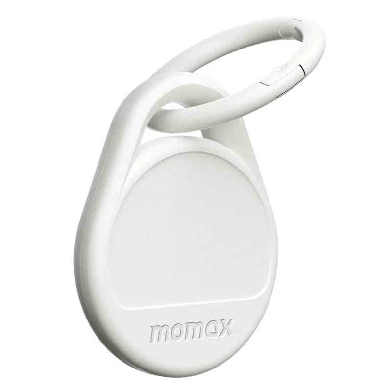 MOMAX Pinpop Duo Keychain Smart Tracker Bluetooth-Compatible Key Finder for iOS / Android - White