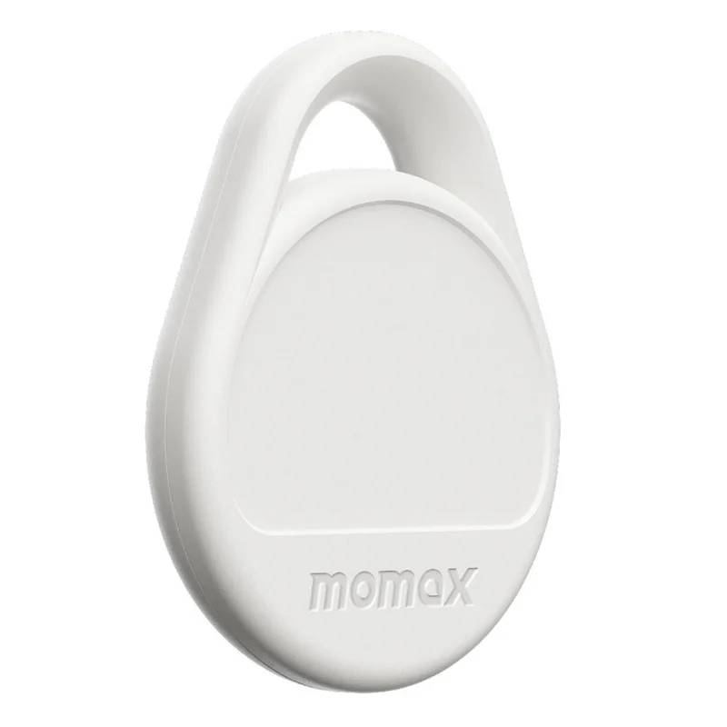 MOMAX Pinpop Duo Keychain Smart Tracker Bluetooth-Compatible Key Finder for iOS / Android - White