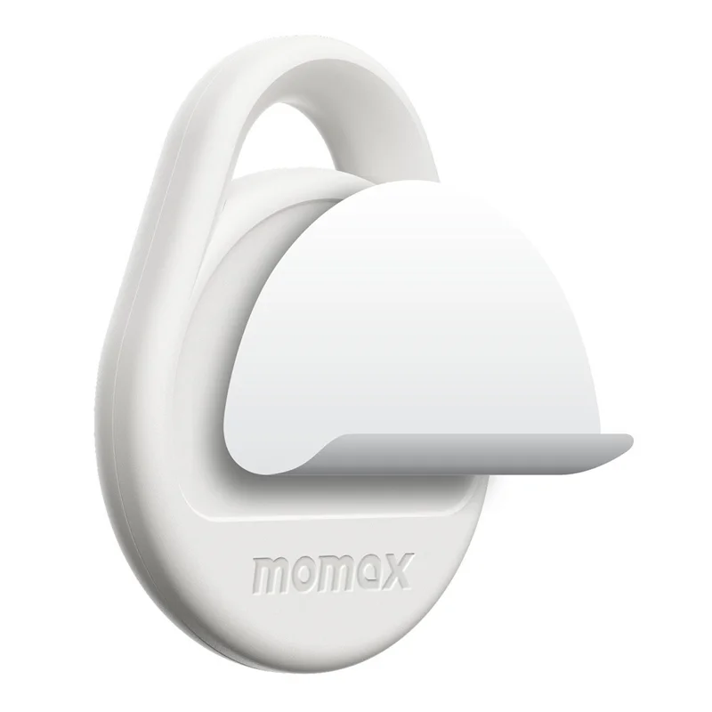 MOMAX Pinpop Duo Keychain Smart Tracker Bluetooth-Compatible Key Finder for iOS / Android - White