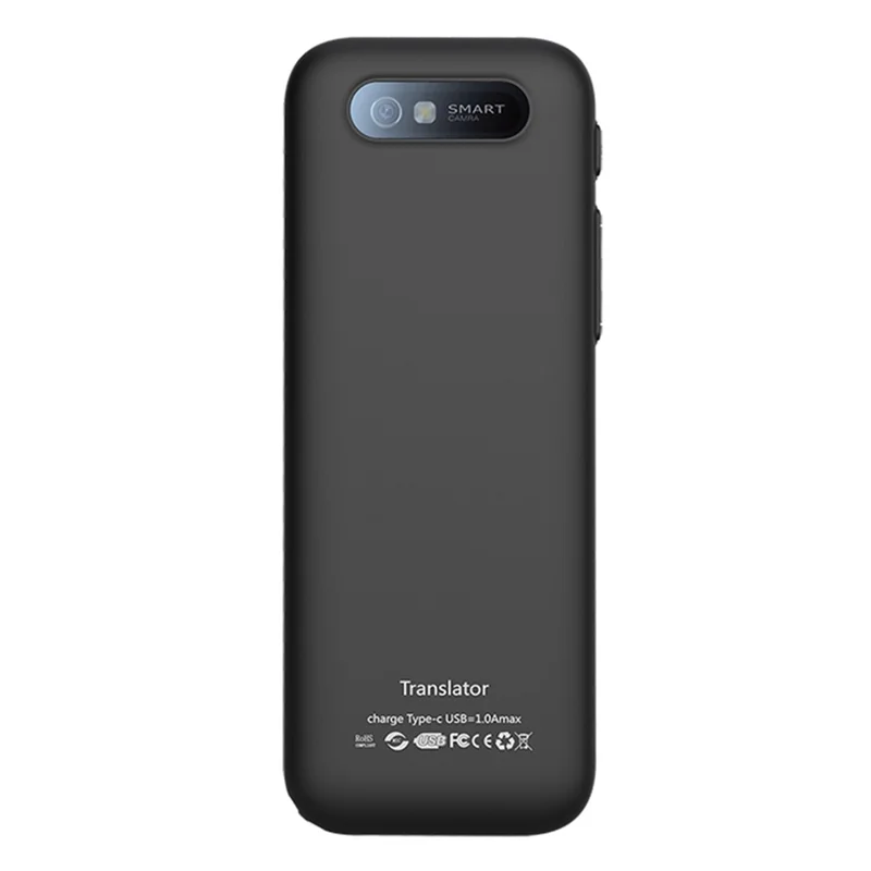 T16 134 Languages Online Translator 2.4 Inch WiFi Smart Voice Translator Photo Translation Device, 1+8GB