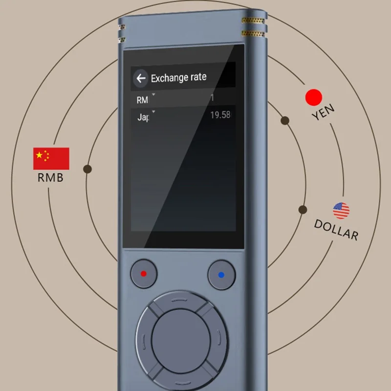 C3 3 Inch Smart Voice Translator 138 Languages Online / Offline Photo Translation Device, 1+16GB