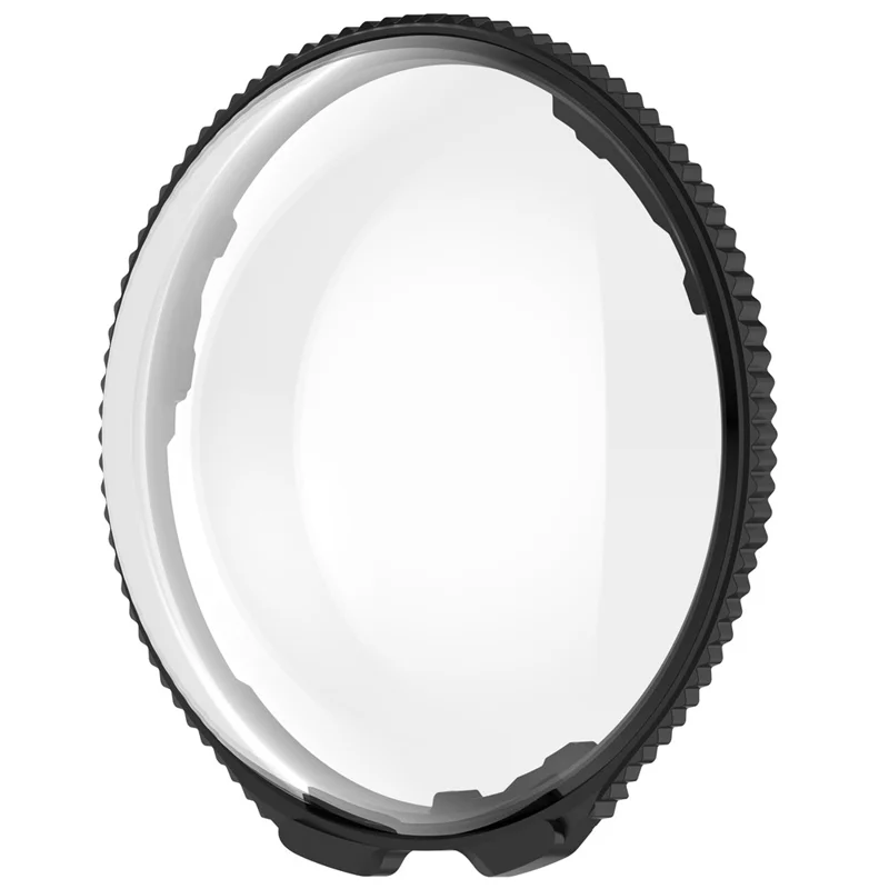 2PCS Lens Guards for Insta360 X4 Action Camera Clear Case PC Protective Lens Cover - Black