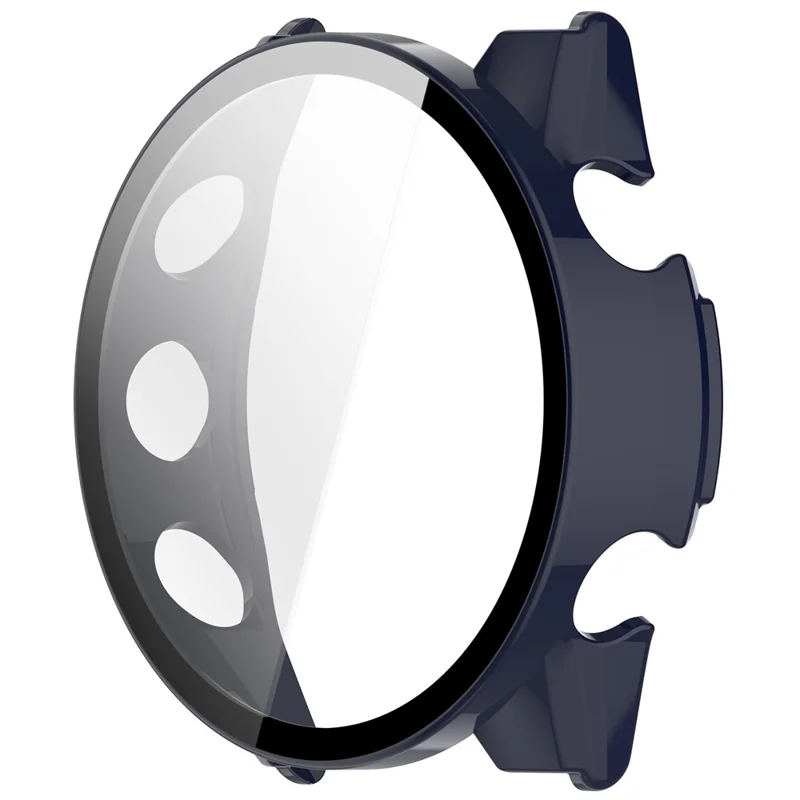 Чехол для часов Garmin Forerunner 970 с защитой экрана, ПК-чехол и закаленное стекло - Темно-синий