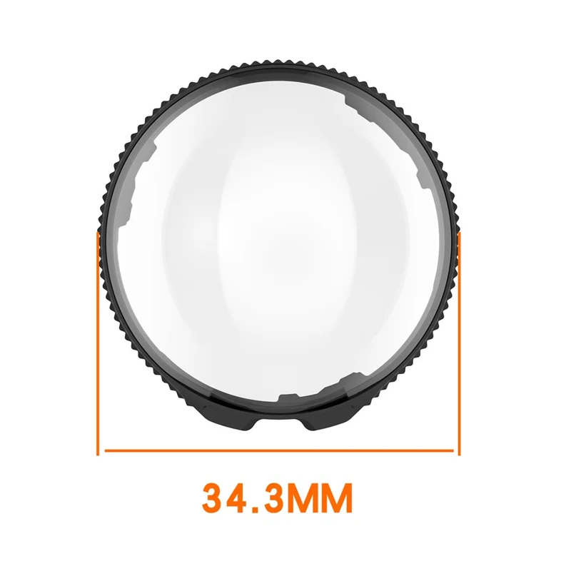 2 Lentes de Vidro Óptico Protetores para Insta360 X4 Câmera de Ação Protetor de Lente Capa Protetora - Preto