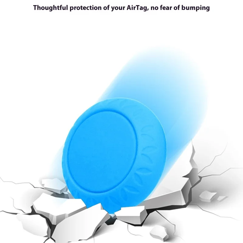 Suporte à Prova d'Água para Airtag com Capa Protetora de Silicone para Crianças e Bebês - Verde Meia-Noite