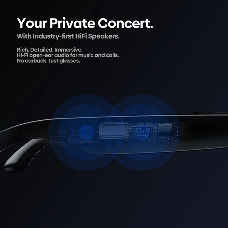ZEBLAZE AI Translation Eyewear HD Photo Video Calling Smart Glasses with Camera Intelligent Eyewear - Transparent Lens