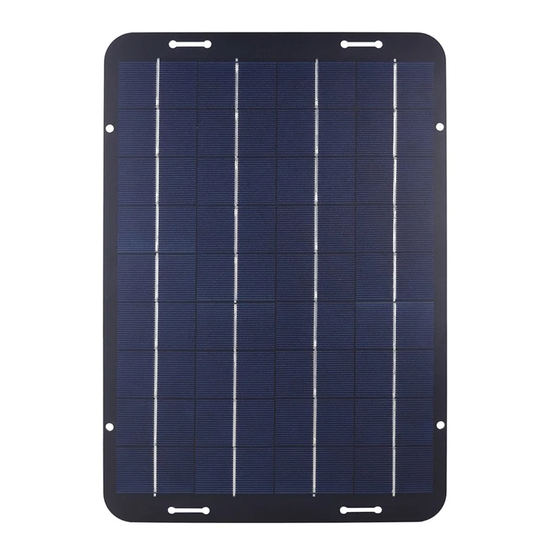 XXP330-230B Pannello Solare Policristallino per Batteria Auto 12W Semi Flessibile Mantenitore con Uscita USB e DC