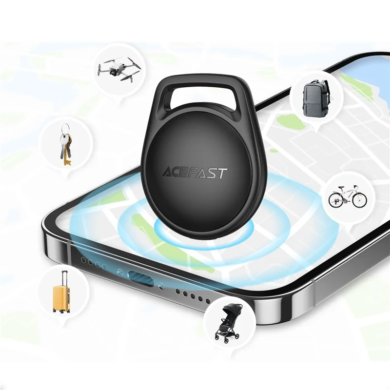 ACEFAST S2 Taste-Typ Positionsgerät Bluetooth-kompatibler Tracker Mein Netzwerk Global Locator