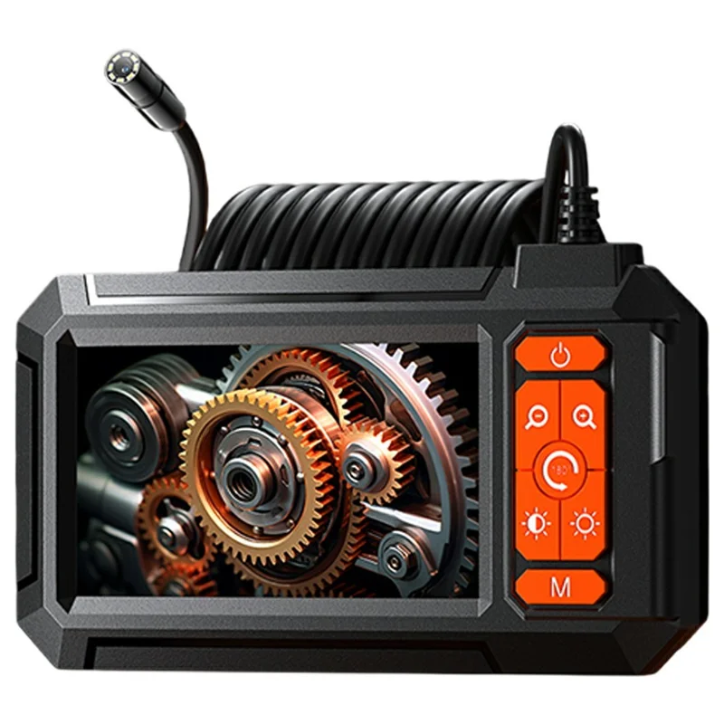 P410 5m Cable 8mm Lens Industrial Endoscope Waterproof Pipe Inspection Engine Repair HD Camera