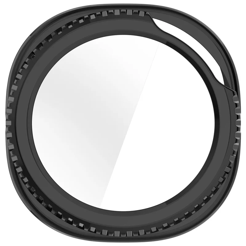 Capa para Samsung Galaxy Watch Ultra 2 / Watch8 Classic 47mm com Protetor Integrado de Vidro Temperado e PC - Preto