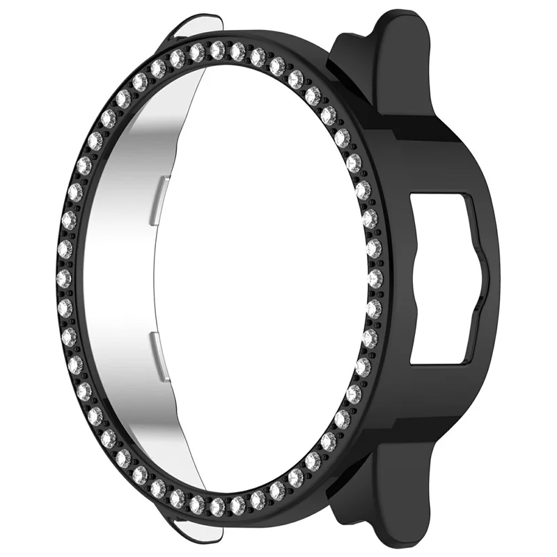 Pour Honor Choice ROSSINI 2e Étui de Protection Ajouré pour Montre avec Strass sur une Rangée - Noir