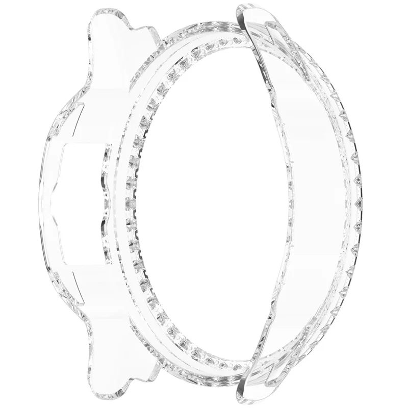 For Honor Choice ROSSINI 2e Case Cover Hollow Out Watch Protector with Single Row Rhinestone - Transparent