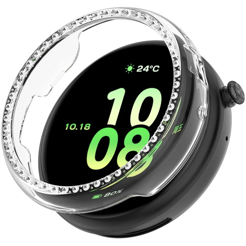 Funda IVY-B39 para Reloj Honor Watch Fit Edición Vitality con Decoración de Strass Transparente - Protección Hueca