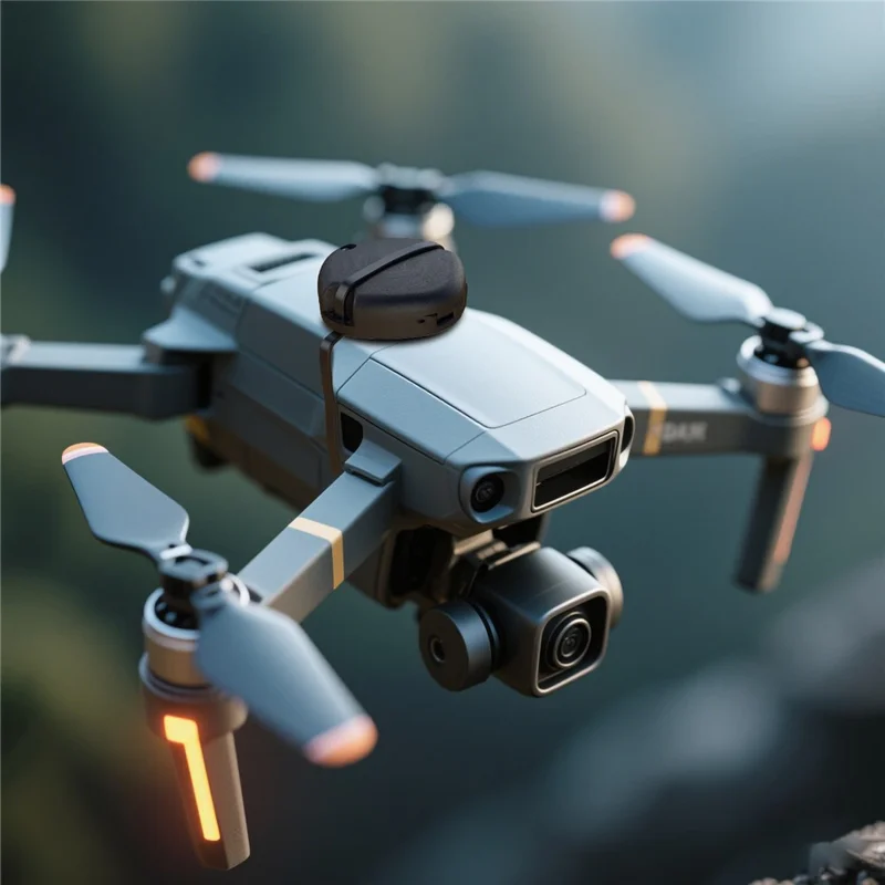 CP29 Étui de protection magnétique anti-perte pour Apple AirTag Tracker Étui rigide en PC avec sangle