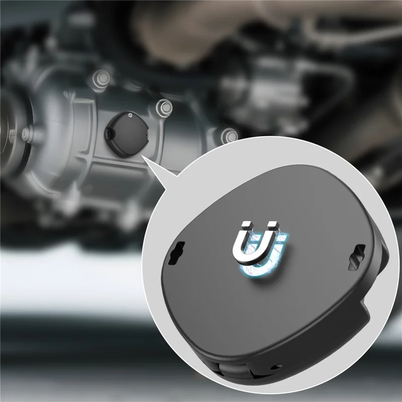 CP29 Étui de protection magnétique anti-perte pour Apple AirTag Tracker Étui rigide en PC avec sangle