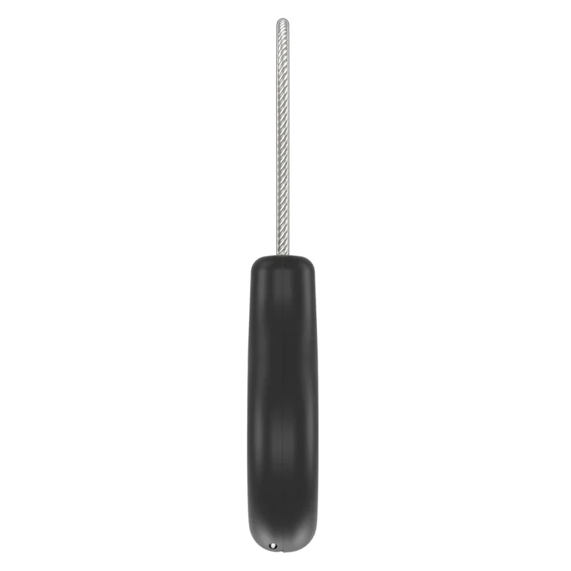 CM01 Pour Apple AirTag Étui de Protection Magnétique Antichoc en Alliage avec Fil en Acier Inoxydable - Noir