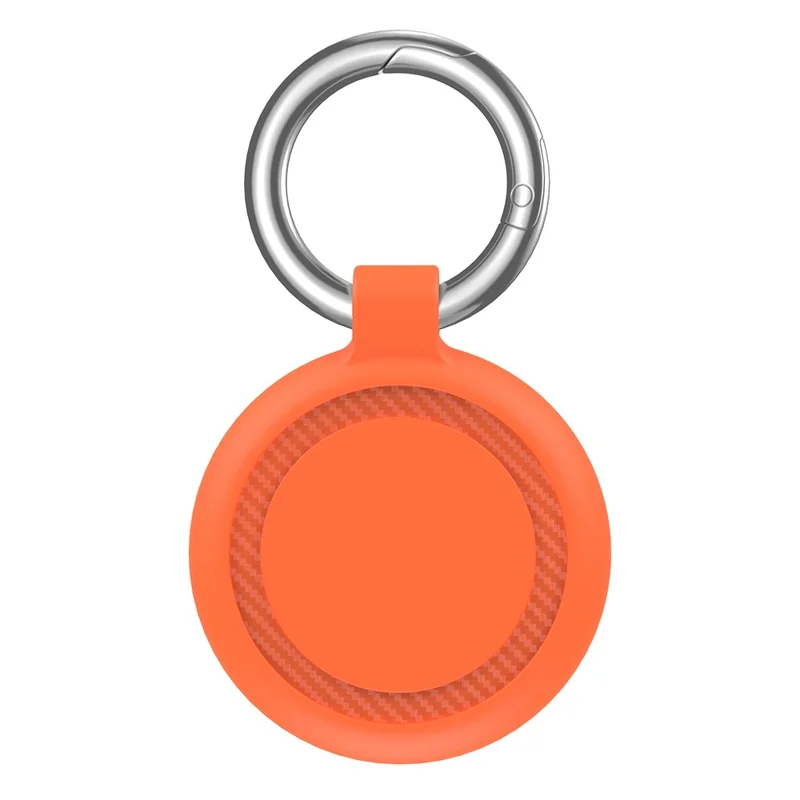 CT18 Per Apple AirTag Custodia Protettiva Magnetica Antismarrimento Ultra Leggera Impermeabile in TPU - Arancione