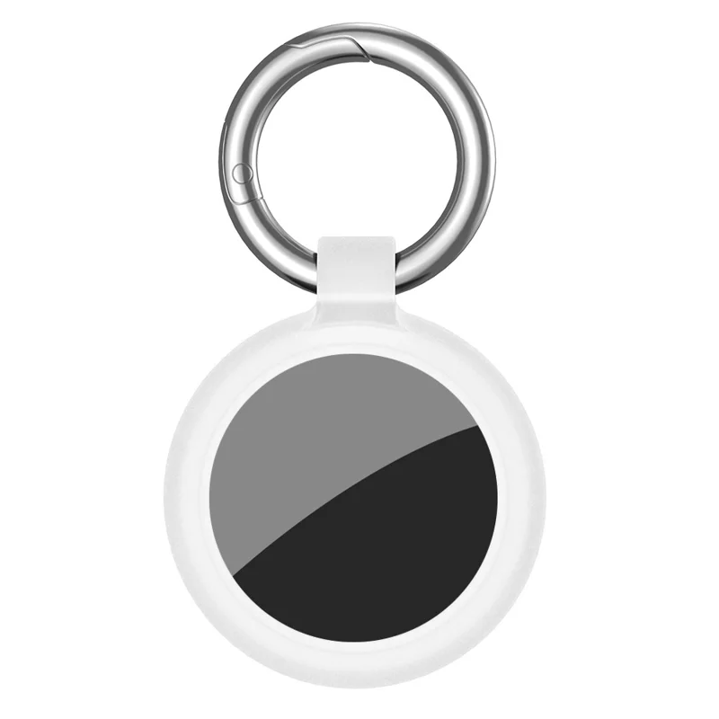 CT18 For Apple AirTag Anti Lost Tracker Magnetic Protective Case Ultra Light Waterproof TPU Cover - Transparent