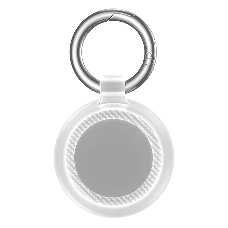 CT18 For Apple AirTag Anti Lost Tracker Magnetic Protective Case Ultra Light Waterproof TPU Cover - Transparent