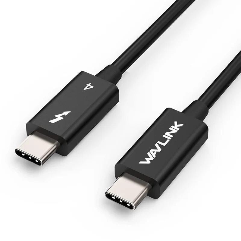 WAVLINK T4C7P Für MacBook Pro / Air Externes SSD eGPU 40 Gbit/s Datentransfer-Thunderbolt-4-Kabel