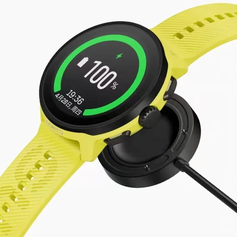 Cable de carga magnético de 100 cm para reloj deportivo Suunto Run con base de carga portátil