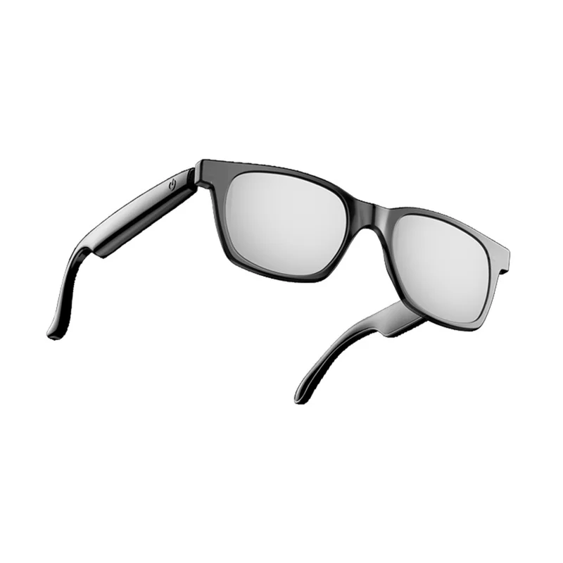 A11 AI Smart Bluetooth-compatible Glasses Multi Language Translation Video Call Cycling Sunglasses - Silver