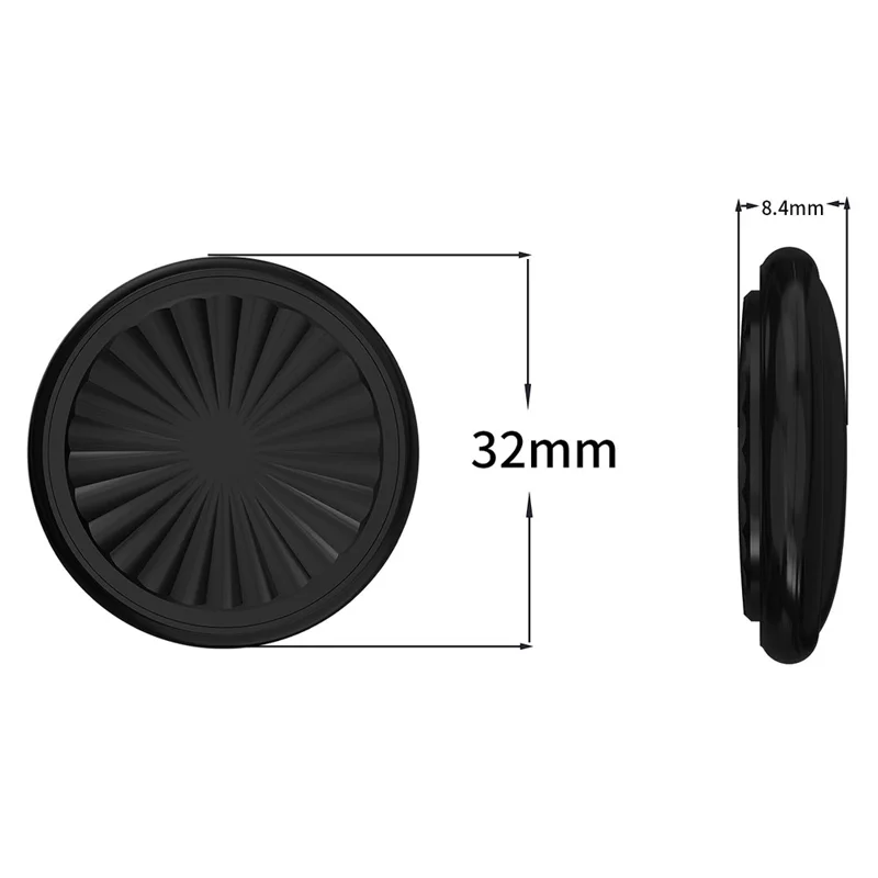 Traceur intelligent F8 pour Apple Android, Localisateur de suivi global, Compatible avec l'application Find My - Noir