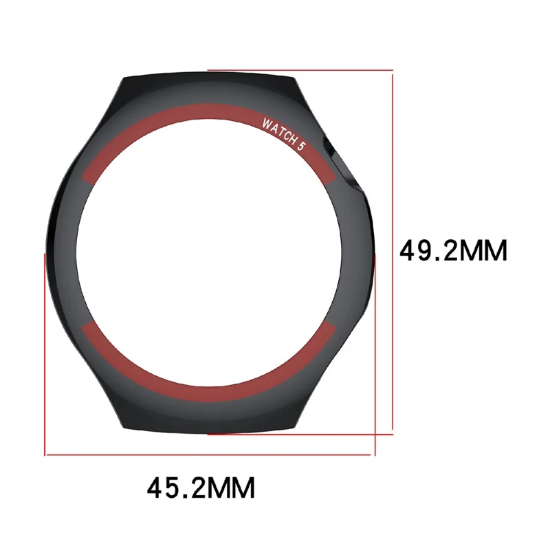 Per Huawei Watch 5 42mm Custodia protettiva Custodia rigida in PC per smartwatch