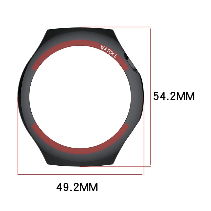 Per Huawei Watch 5 46mm Custodia protettiva in PC rigido Custodia per smartwatch