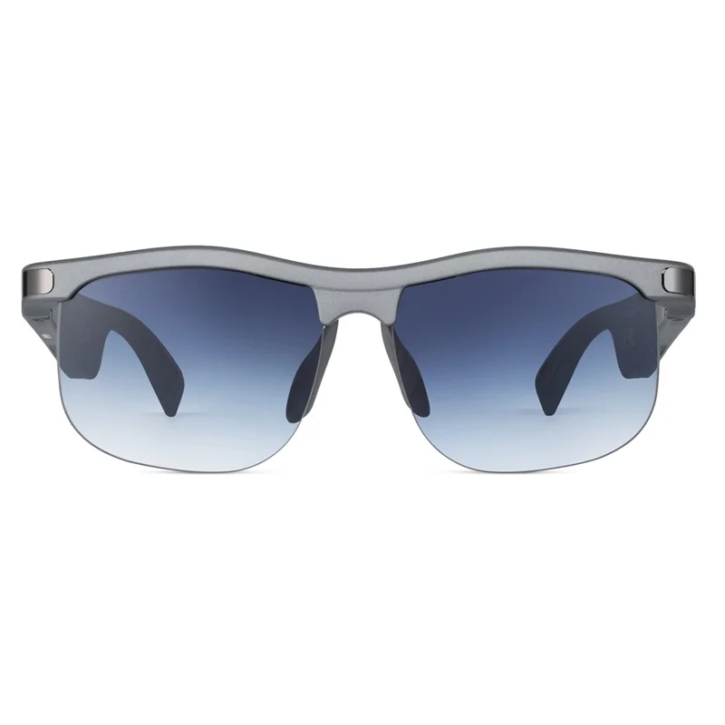 GL1 Echtzeit-Übersetzungs-Bluetooth-kompatible KI Smart-Brille UV-Schutz Musik Sonnenbrille - Titangrau