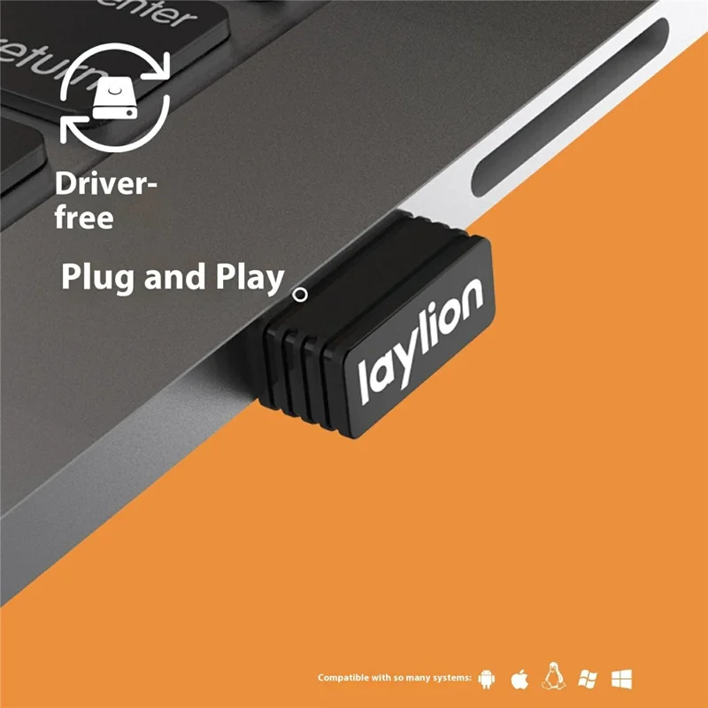 LAYLION Automatic USB Mouse Jiggler Mover Plug and Play Cursor Shaker Keeps Awake for Computer