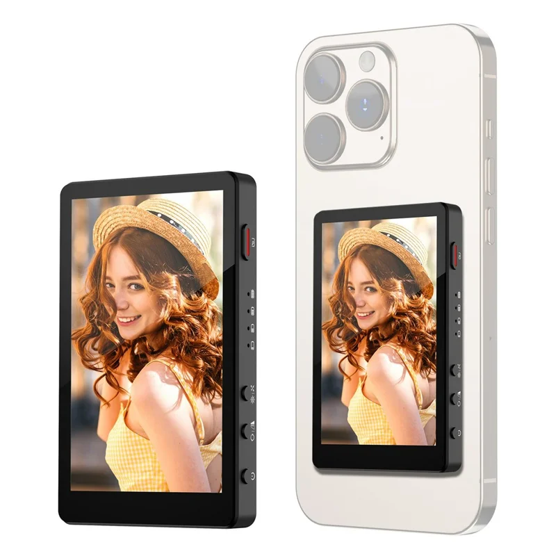 VRRIIS WL-050 Dispositivo di Mirroring Wireless per Smartphone con Monitor Display Magnetico per Selfie