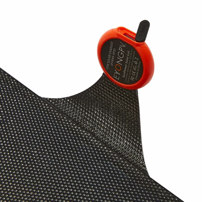 EYONGPV 45W Foldable Solar Panel Portable Solar Charger with Type-C Output Port