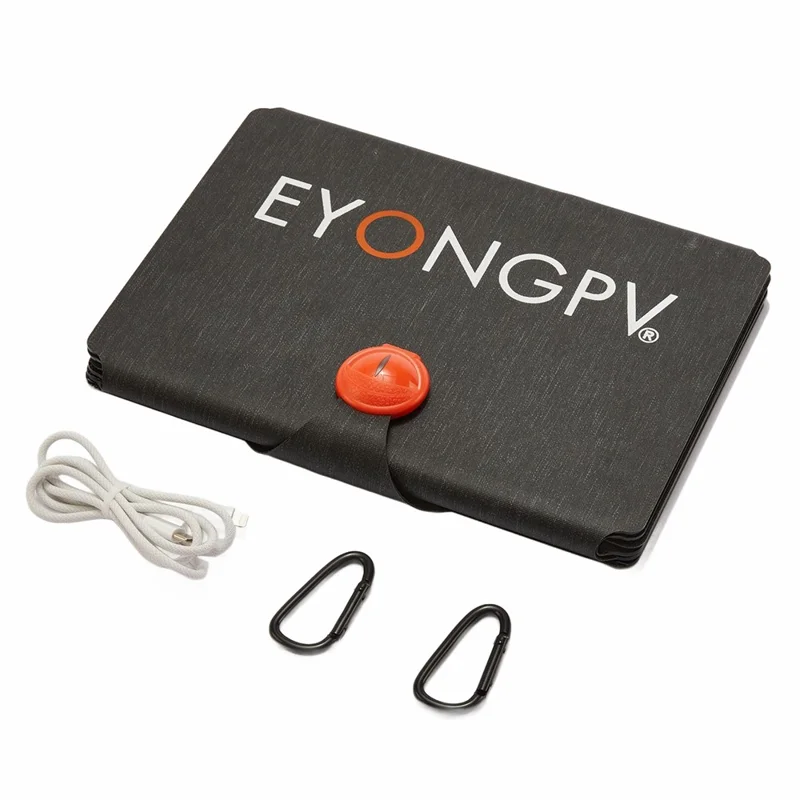 EYONGPV 55W Foldable Solar Panel Portable Solar Charger with Type-C Output Port