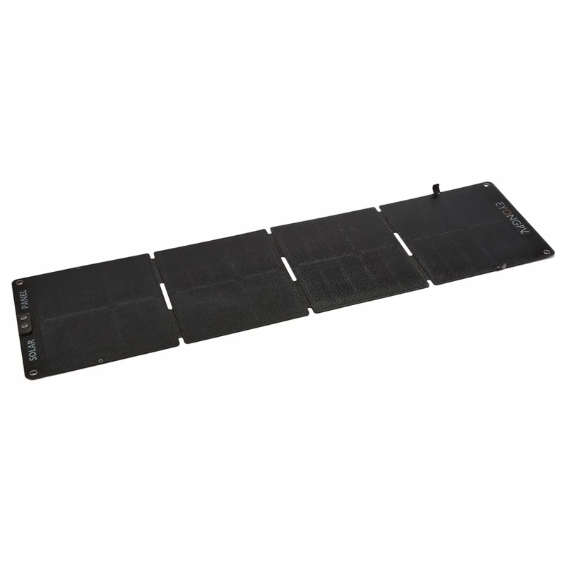 Panel Solar Plegable EYONGPV EYA80-24SP4 de 80W, Cargador Portátil e Impermeable para Suministro de Energía al Aire Libre