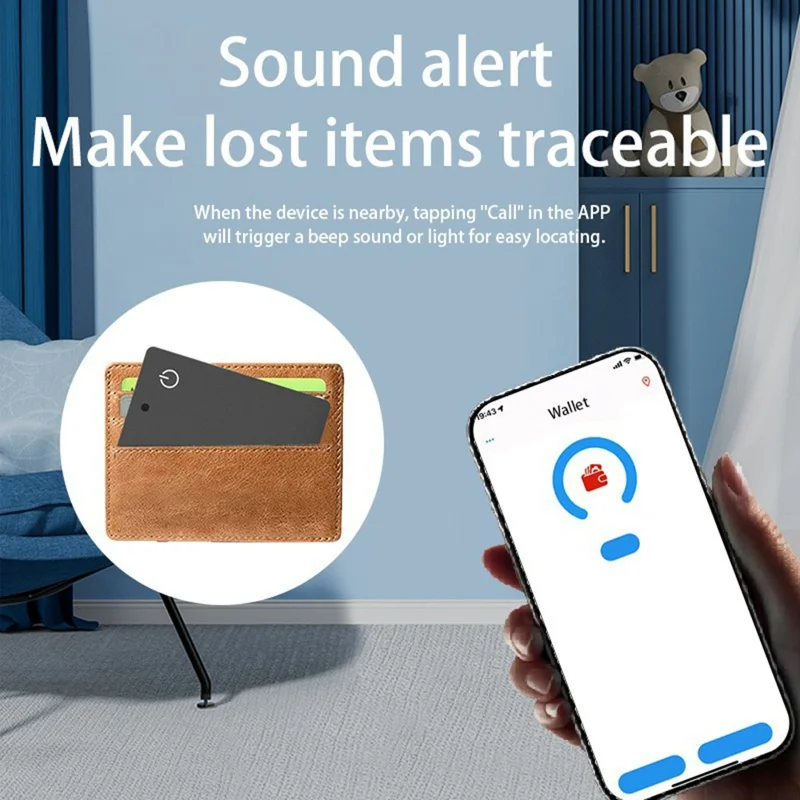 K1 Smart Tracker Anti Lost Device for Apple / Android Global Tracking Locator Compatible with Find My App
