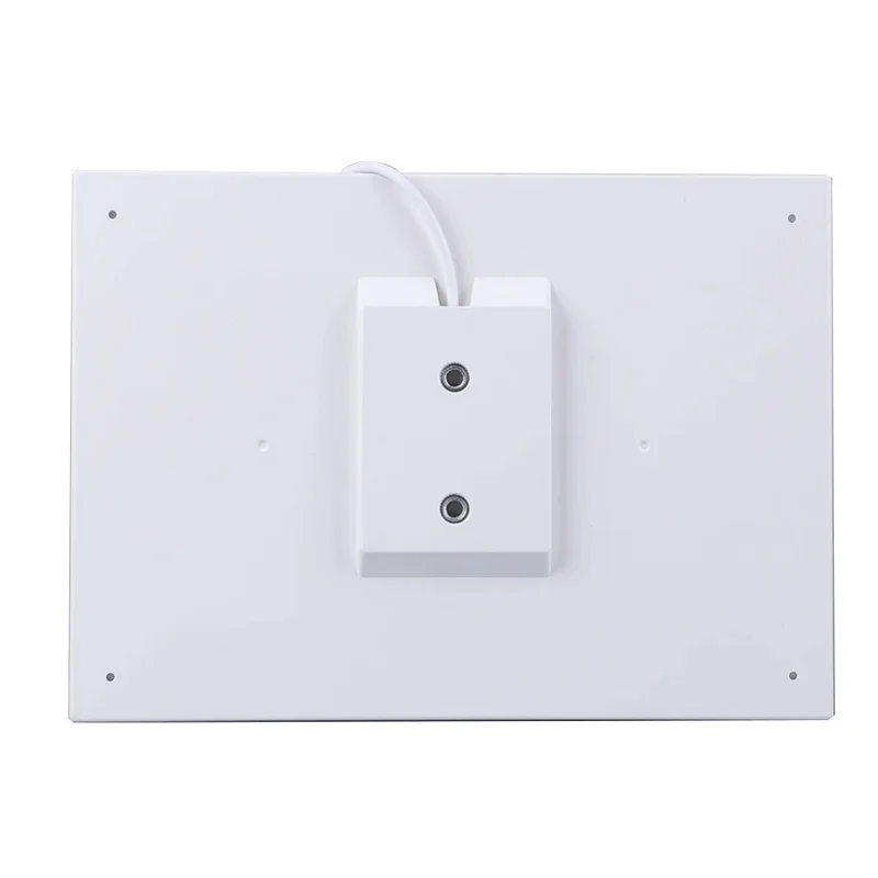 8W Monocrystalline Silicon Solar Panel for Outdoor Security Camera Charger with U-shaped Interface - White