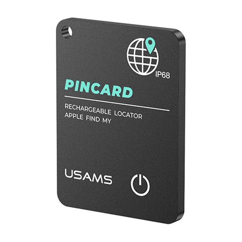 USAMS ZB353 Мини-карта с анти-потерей трекер Bluetooth-локатор IP68 водонепроницаемый с зуммером и шнурком