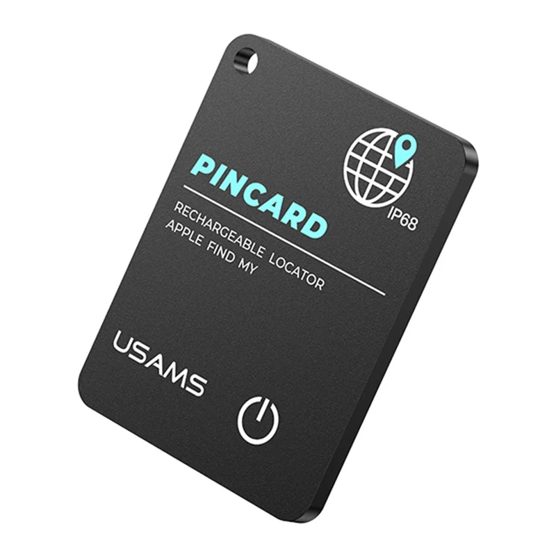 USAMS ZB353 Мини-карта с анти-потерей трекер Bluetooth-локатор IP68 водонепроницаемый с зуммером и шнурком