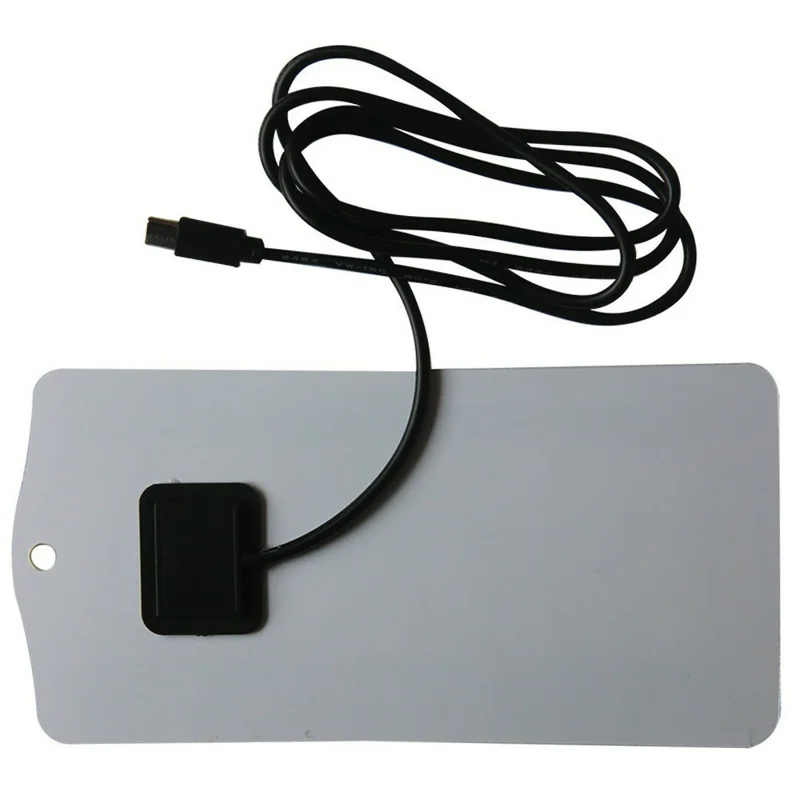 2,5 W Tragbares Solarpanel zum Aufladen von Überwachungskameras mit Outdoor-Stromversorgung und USB-C-Anschluss - Weiß