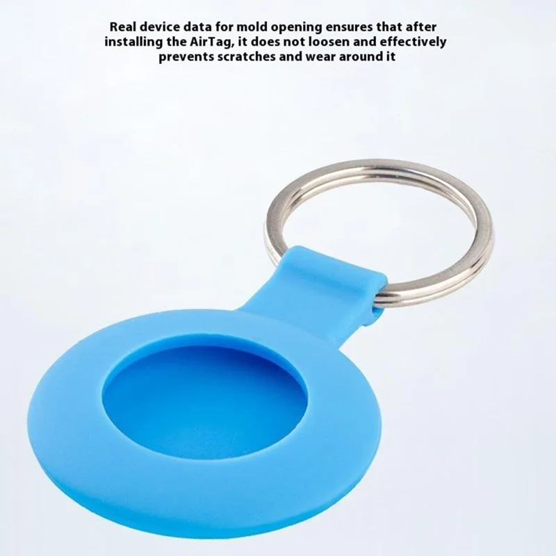 For Apple AirTag Tracker Silicone Protective Case Creative Cute Design Scratch Resistant - Green Clover