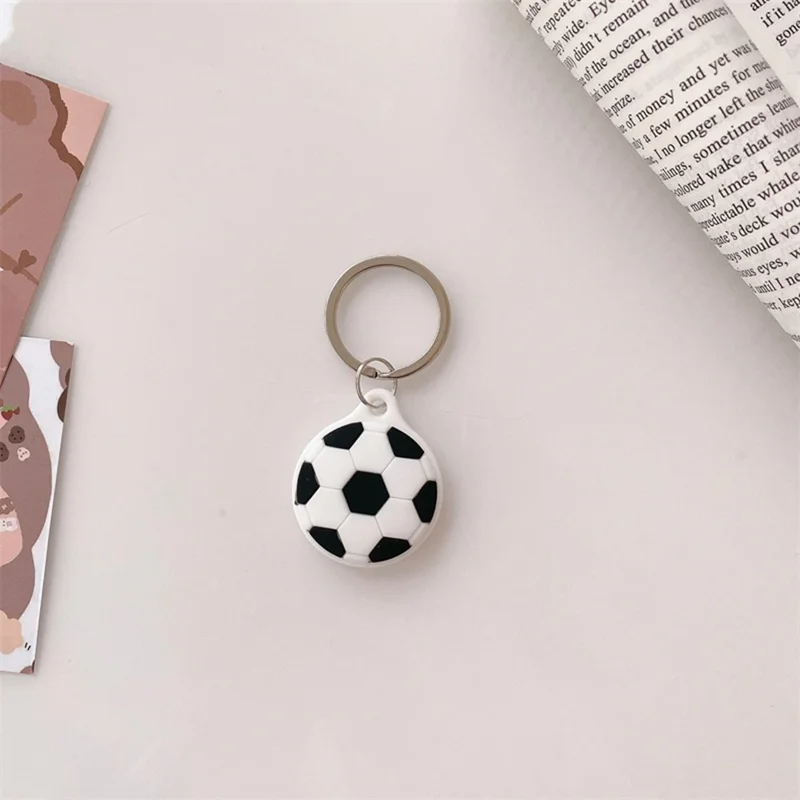 For Apple AirTag Tracker Silicone Protective Case Cartoon Cute Design Scratch Resistant Shockproof Cover - Strawberry