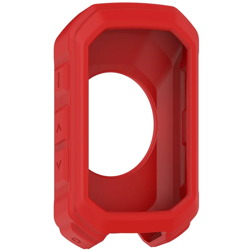 Pour Garmin Edge Étui de protection en silicone pour ordinateur de cyclisme VTT - Rouge