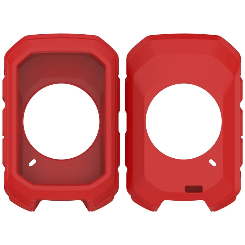 Pour Garmin Edge Étui de protection en silicone pour ordinateur de cyclisme VTT - Rouge