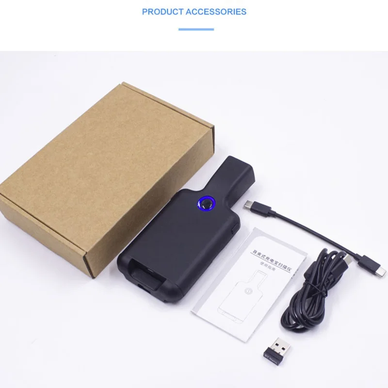Escáner de código de barras R70 compatible con Bluetooth, portátil inalámbrico, lector de códigos QR 2D