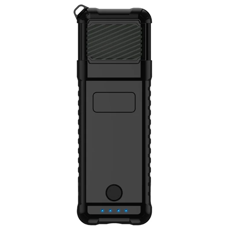 T08 Elektrischer Mückenvertreiber - Tragbarer Doppelseitiger Hitzeschutz für Outdoor / Camping / Wandern - Schwarz